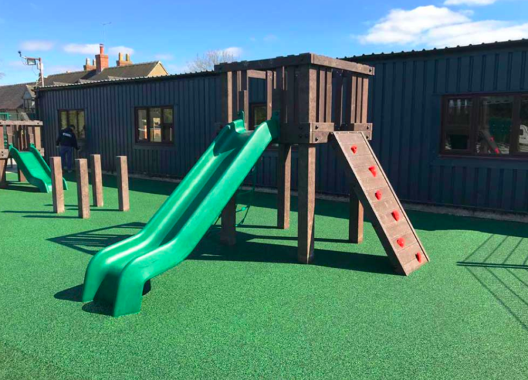 the best outdoor play areas are colourful