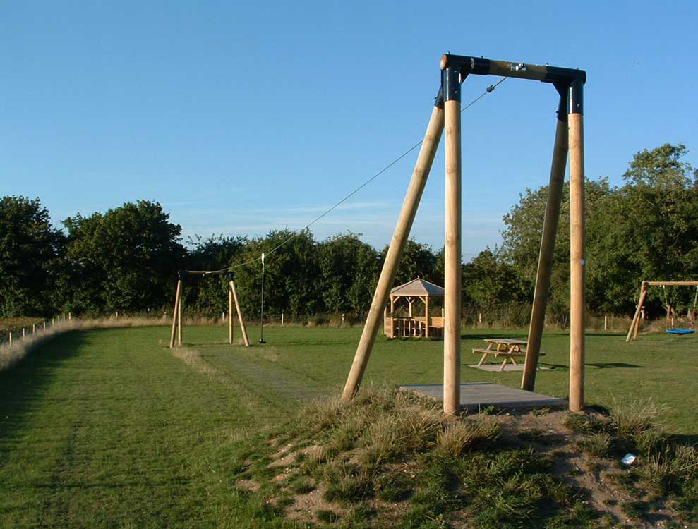 playground zipline 25m