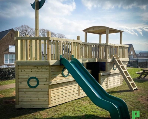 Playground ship Installation