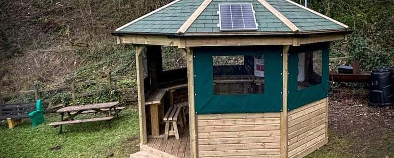 wooden outdoor classroom Derbyshire